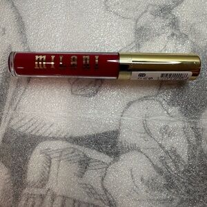 Milani liquid lipstick in Red Flag